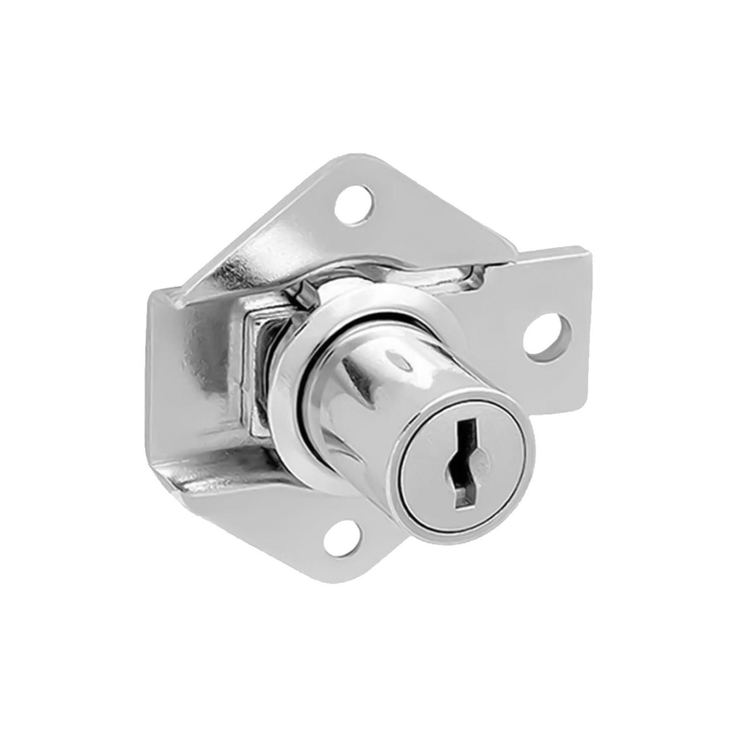 Miniatura Kit 6 Fechadura Móveis Cano Curto 31Mm X D17 Com 2 Chaves Xf
