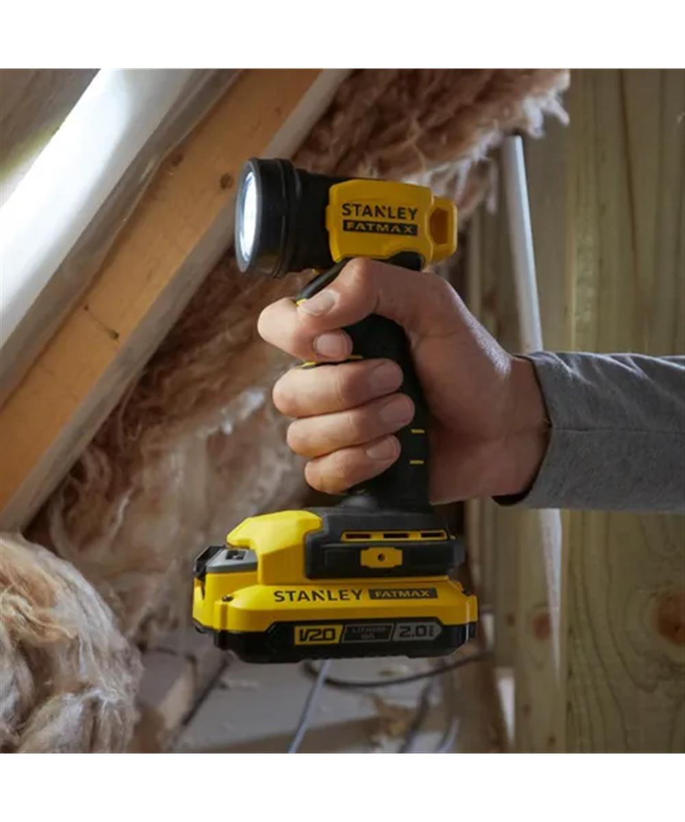 Miniatura Lanterna Stanley SCL020-B2 20V Max Íon de Lítio