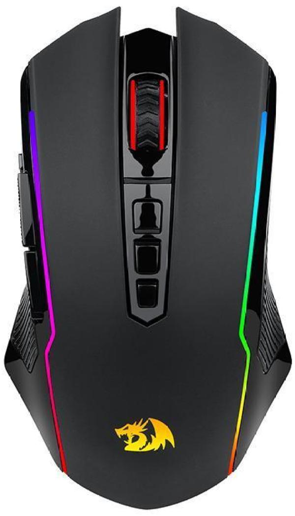 Miniatura Mouse Gamer Redragon Sem Fio Nix Preto M914-Rgb