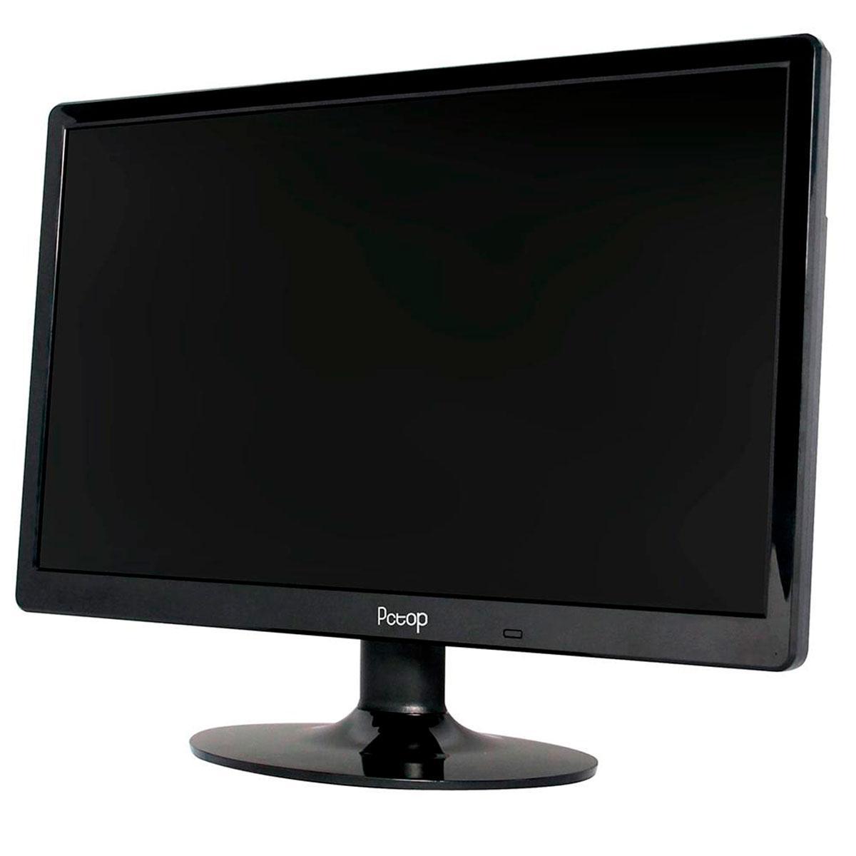 Miniatura Monitor Pctop 19 Led Slim Preto/Vga/Hdmi/Vesa - Mlp190Hdmi