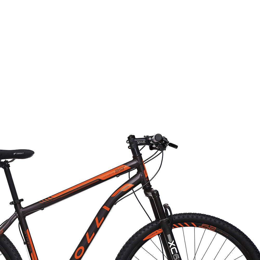 Miniatura Bicicleta Colli Athena Aro 29 Aero Freio a Disco Quadro 19 Laranja