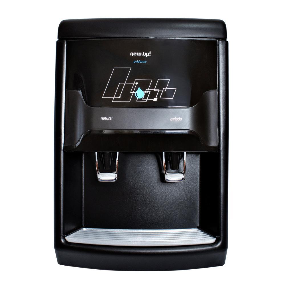 Miniatura Bebedouro Refrigerado Compressor Evidence Black New.Up 220V