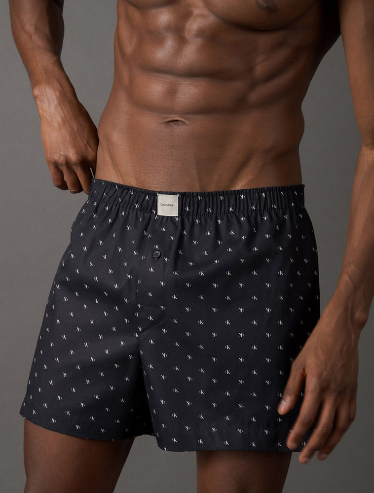 Miniatura Cueca Samba Canção Modern Print Diamond Calvin Klein Underwear - Preto Cueca Samba Canção Modern Print Diamond Calvin Klein Underwear Preto g
