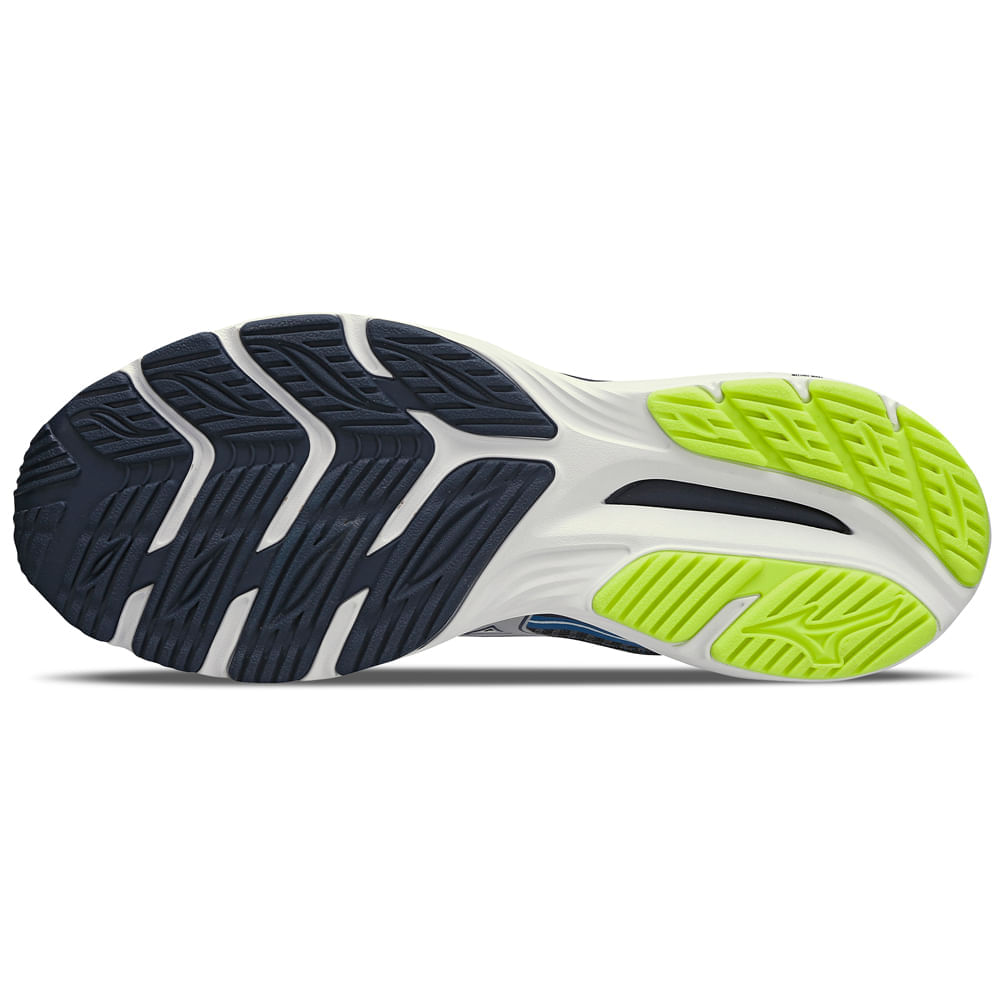 Miniatura Tênis de Corrida Masculino Mizuno Wave Falcon 5 Cinza - 38