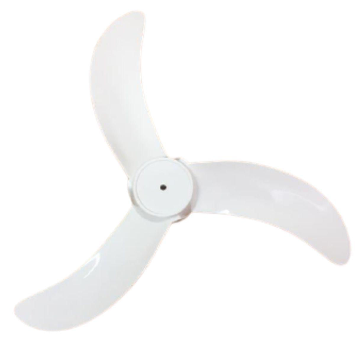Miniatura Hélice Para Ventilador Arge Stylo/Twister 50Cm 3 Pás Branca
