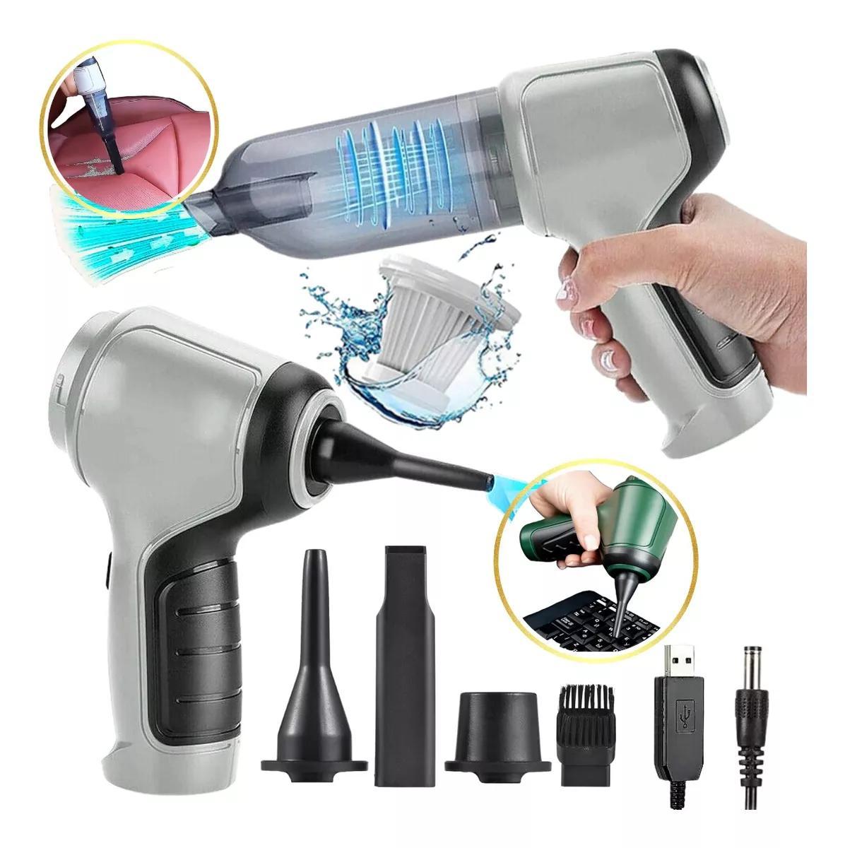 Miniatura Aspirador Soprador Portátil Potente 3 Em 1 Linha Premium