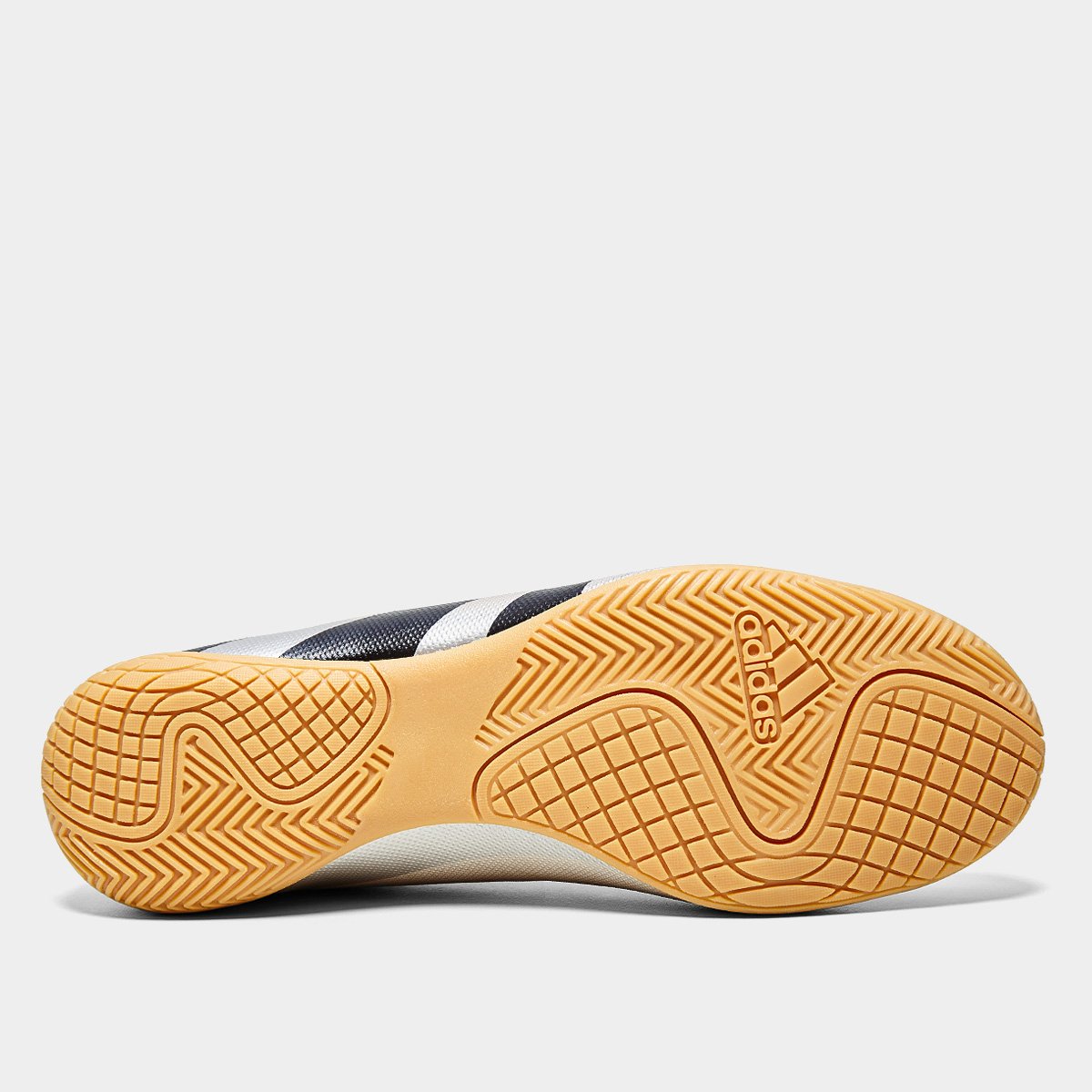 Miniatura Chuteira Futsal Adidas Predator Artilheira 24 Unissex Cinza+Preto - 37