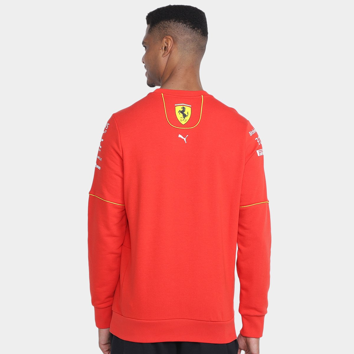 Miniatura Moletom Puma Scuderia Ferrari Masculino Vermelho - G