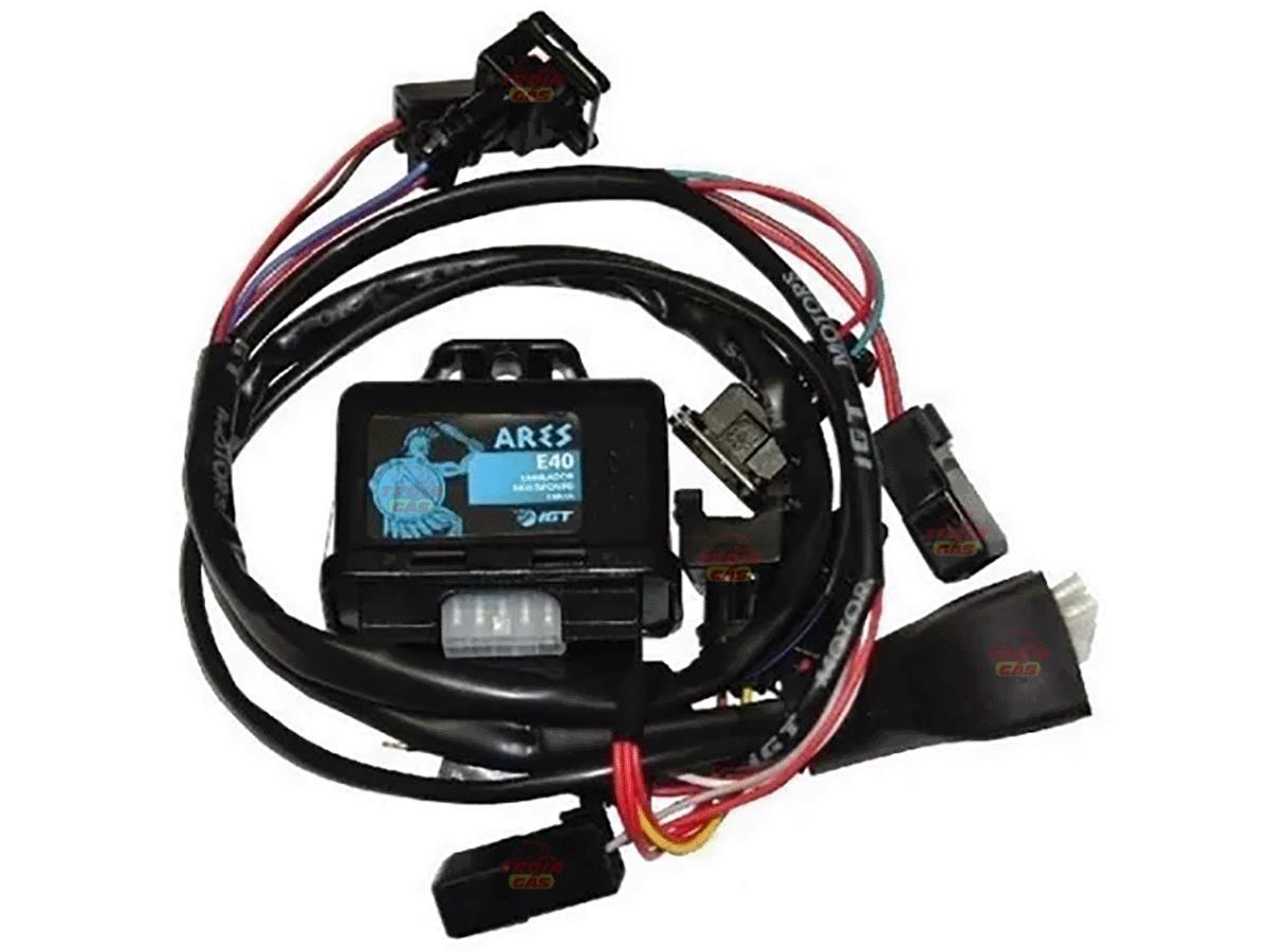 Miniatura Emulador Ares E40 4 Bicos Injetores Chicote Conectores Igt