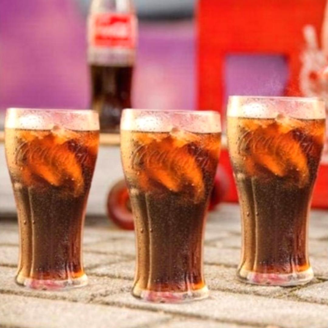 Miniatura Jogo De Copos Contour Coca Cola Nadir Copo 470Ml - 6 Unid