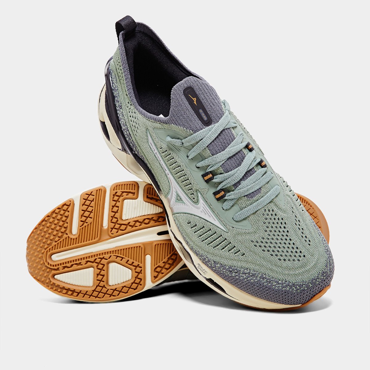 Miniatura Tênis Mizuno Wave Endeavor 3 Masculino Verde Militar - 38