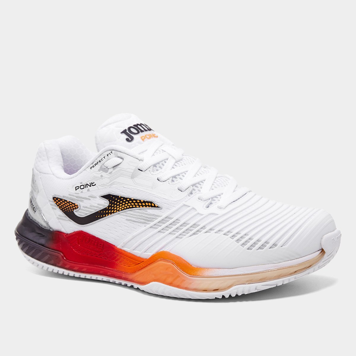 Miniatura Tênis Joma Point All Court TPOIS2532AC Masculino Branco+Preto - 39