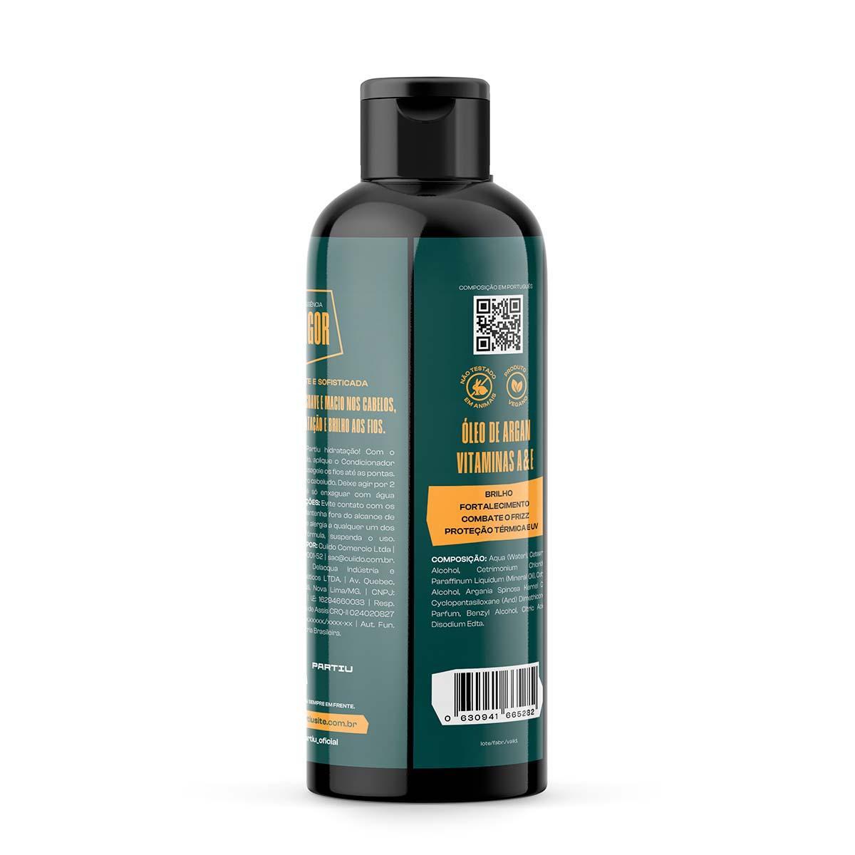 Miniatura Condicionador Para Cabelo Masculino 120G Vigor Partiu