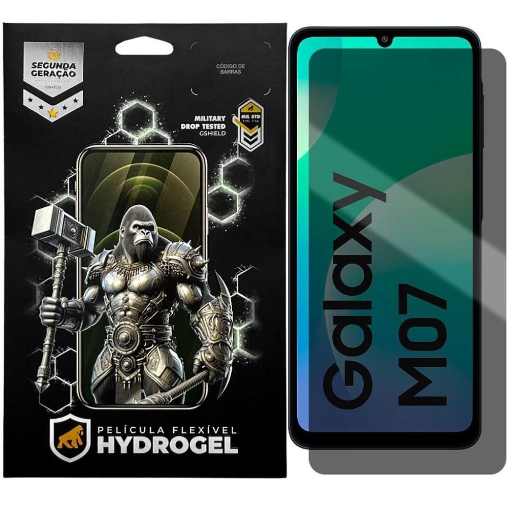 Miniatura Película de Proteção para Celular Gshield Samsung Galaxy M07 4G Privacidade Hidro Nano Pet TPU Soft