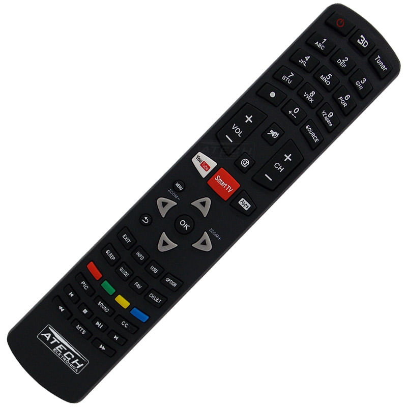 Miniatura Controle Remoto TV LCD / LED Philco RC3100R01 / PH32S46DSG