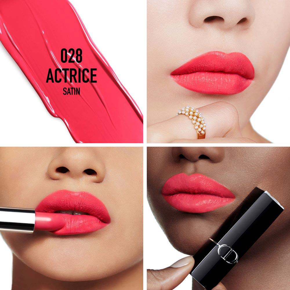 Miniatura Batom Dior Rouge Dior Satin 028 Actrice