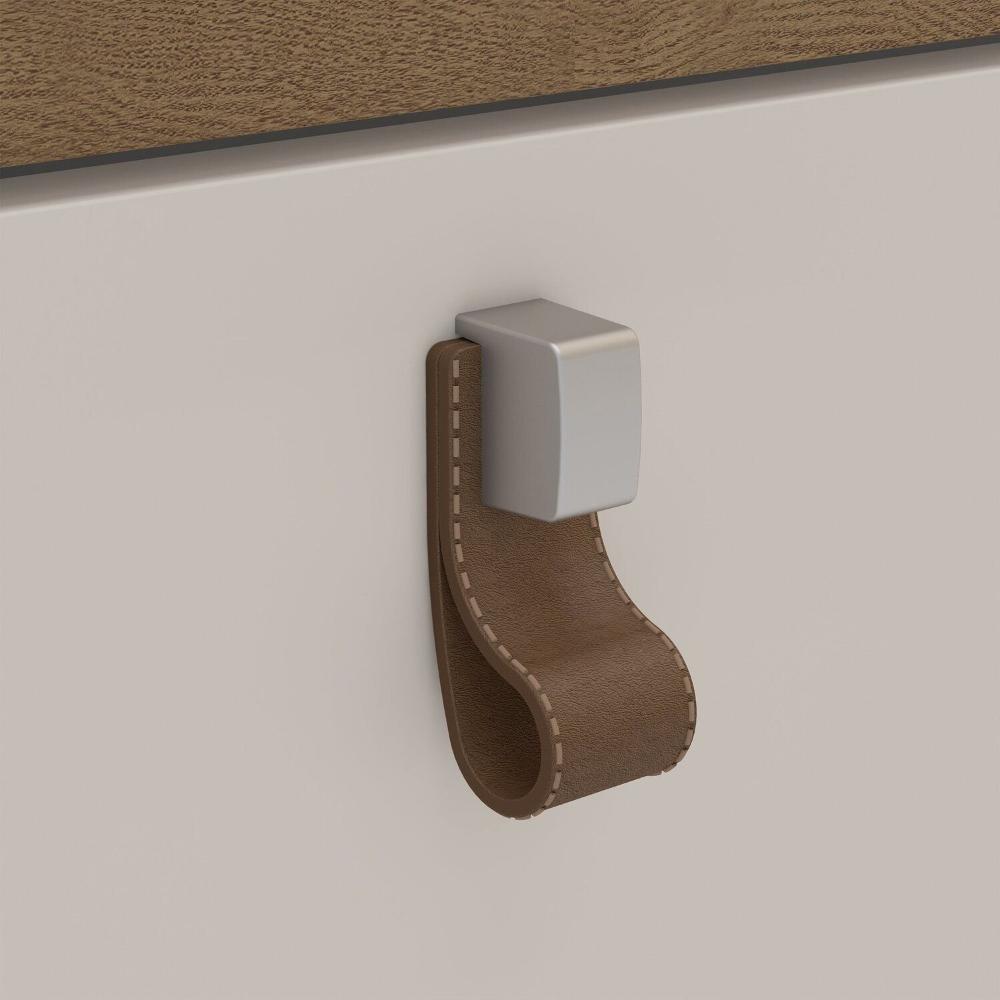 Penteadeira Camarim com Espelho França Off White/Freijó