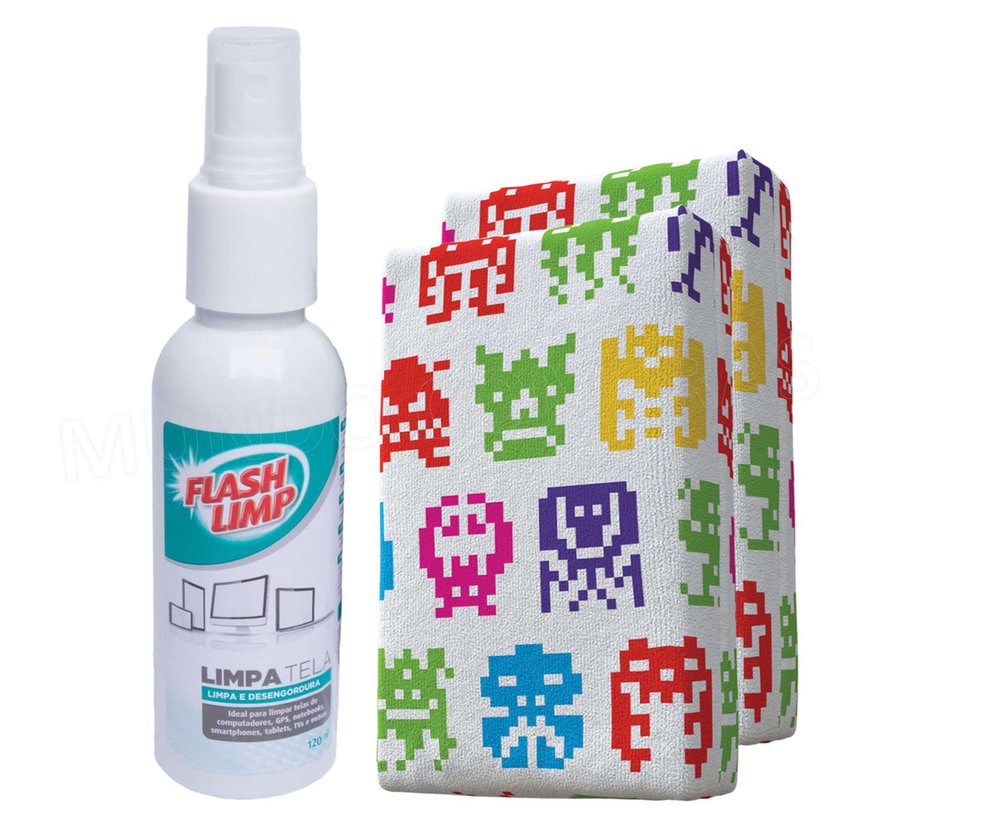 Miniatura Kit Limpa Tela Flash Limp 120Ml