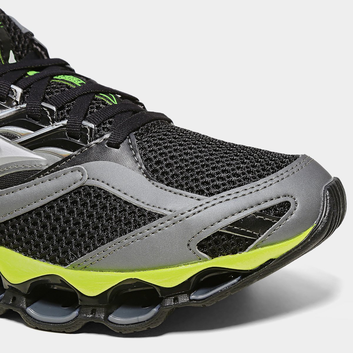 Tênis Mizuno Wave Prophecy 13-S Masculino Chumbo+Amarelo - 39