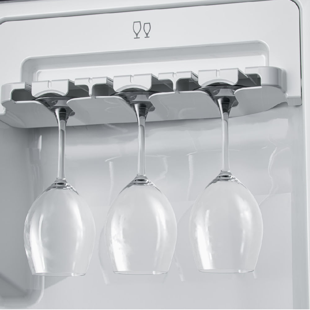 Miniatura Geladeira Brastemp Frost Free Inverse 588 litros Branca com Smart Bar BRE85AB 110V