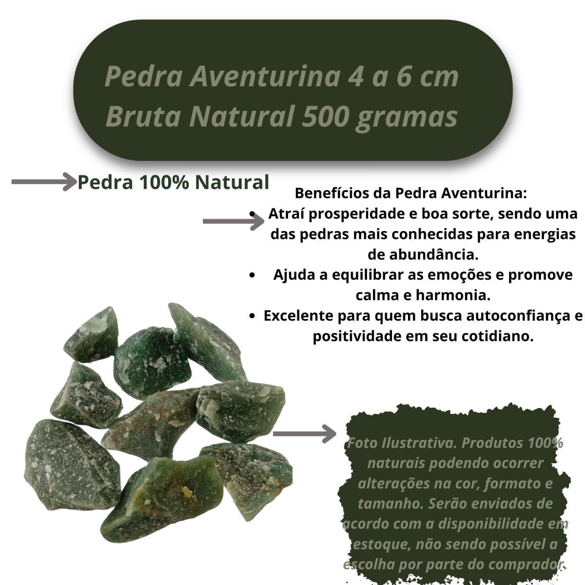 Miniatura Pedra Aventurina 4 A 6 Cm Bruta Natural 500 Gramas
