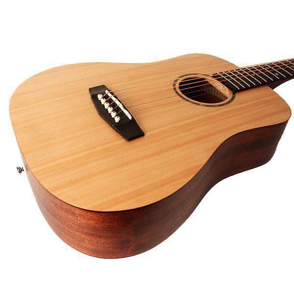 Violão Eletroacústico Cort Ad Baby Mini Aço Com Bag