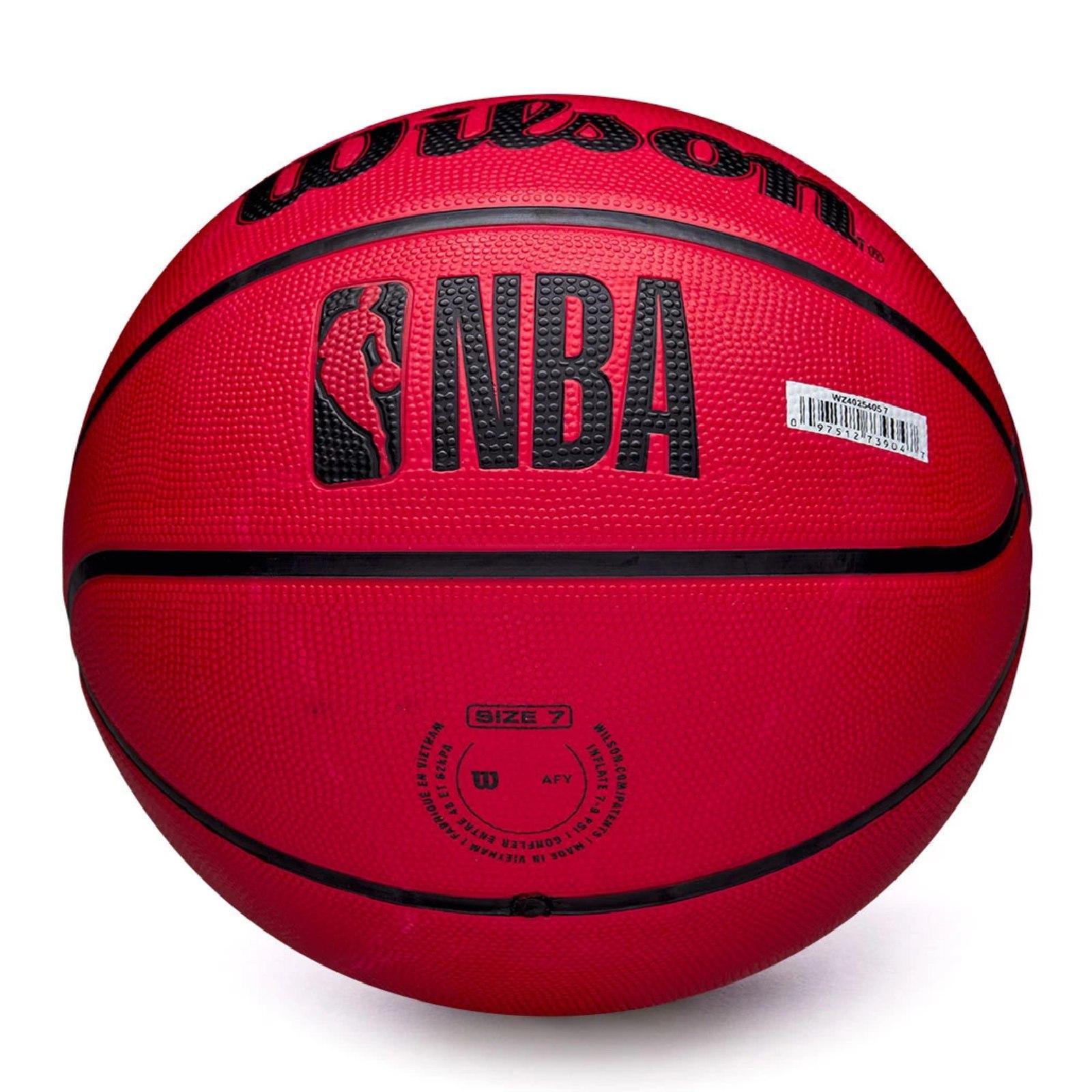 Miniatura Bola De Basquete Wilson Nba Team Tribute Solid Chicago Bulls