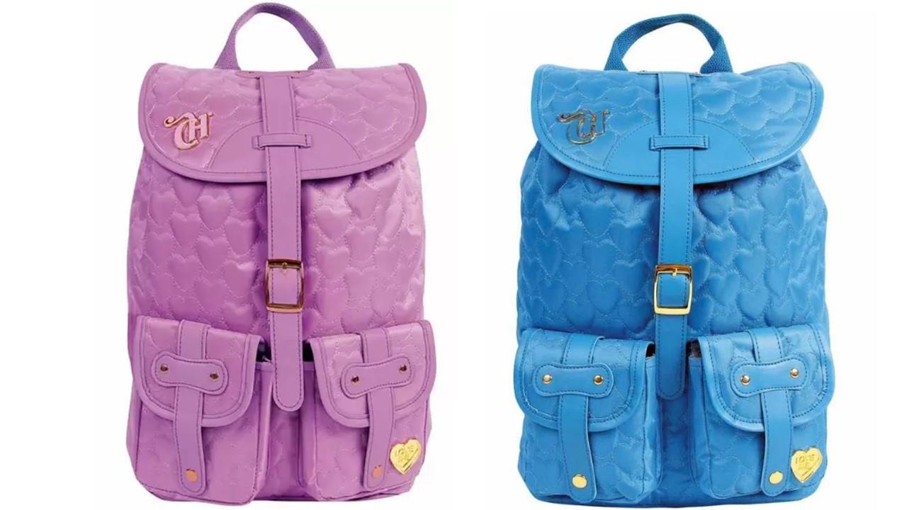 Miniatura Kit 02 Mochilas Escolar De Costas Capricho Love