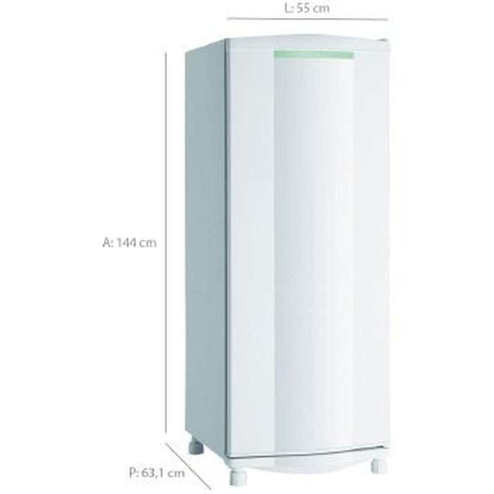 Miniatura Refrigerador Degelo Seco CRA30FB 261 Litros Compacta E Espaçosa Consul Branco 110V
