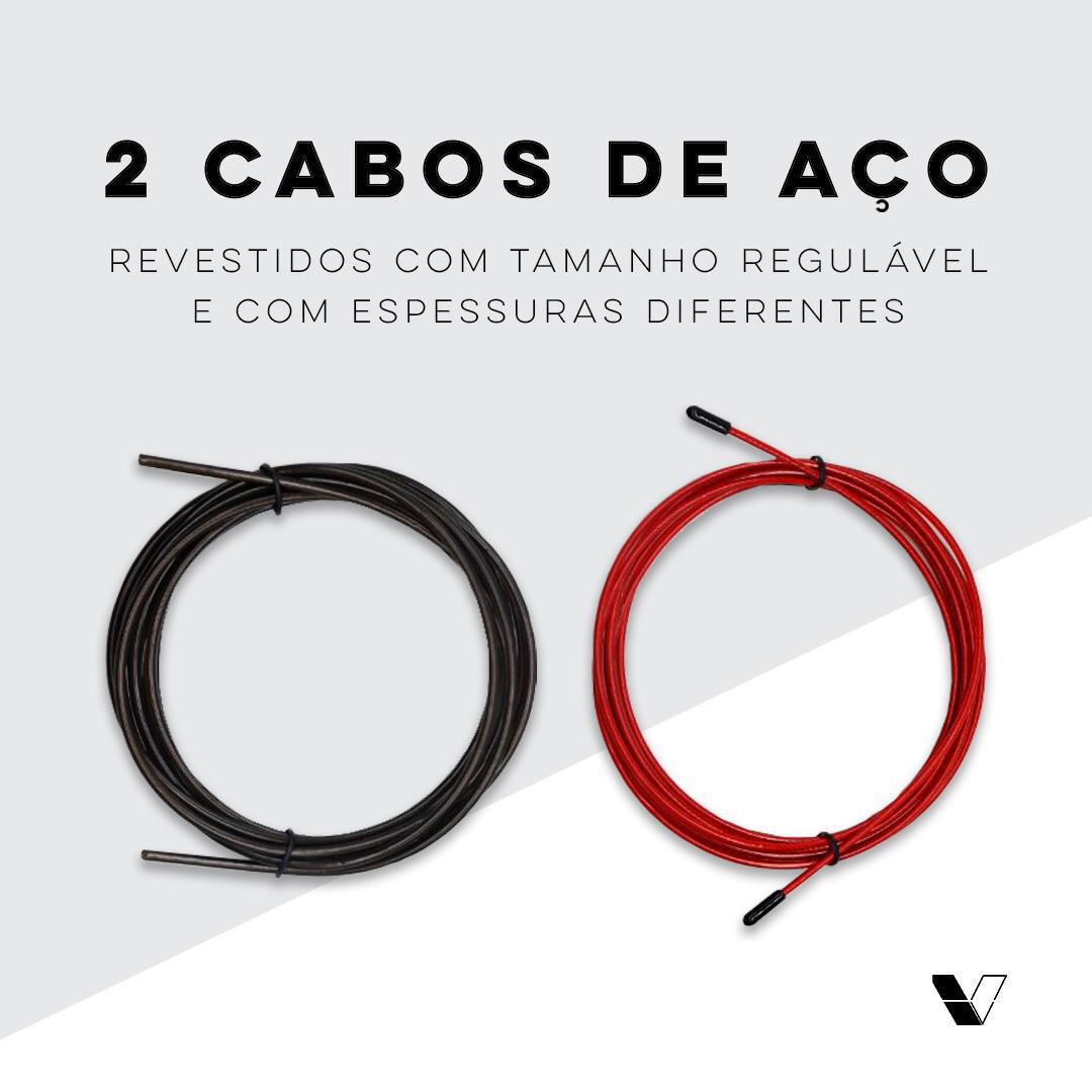 Miniatura Corda De Crossfit Speed Rope Pro Versity Rolamento Duplo