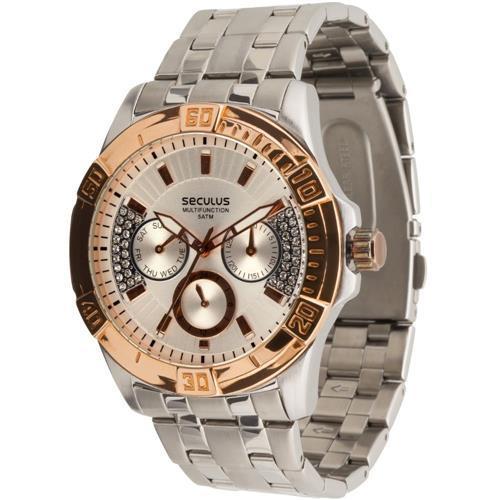 Miniatura Relogio Seculus Feminino 48066Lpsggs2