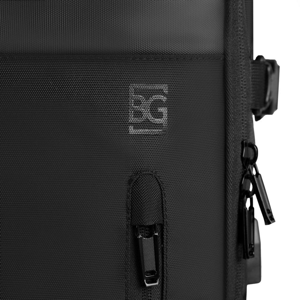 Mochila de Viagem Grande Expansível Explore Preta Preto