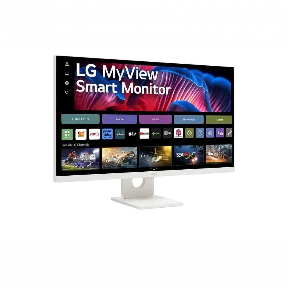 Miniatura Monitor LG Myview Smart 27SR73U-W Tela IPS 4K 27" WebOs ThinQ Home Air Play Screen Share Bluetooth