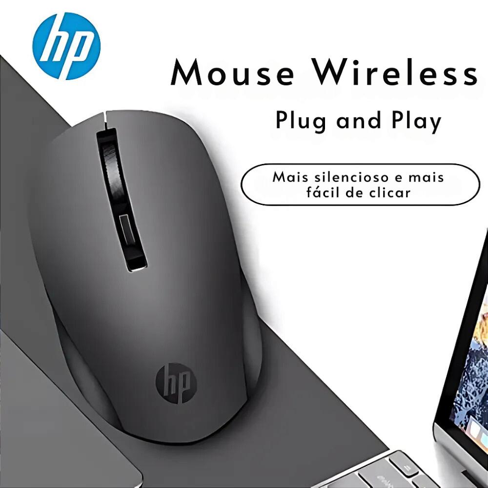 Miniatura Mouse Wireless USB Optical 1600DPI - HP