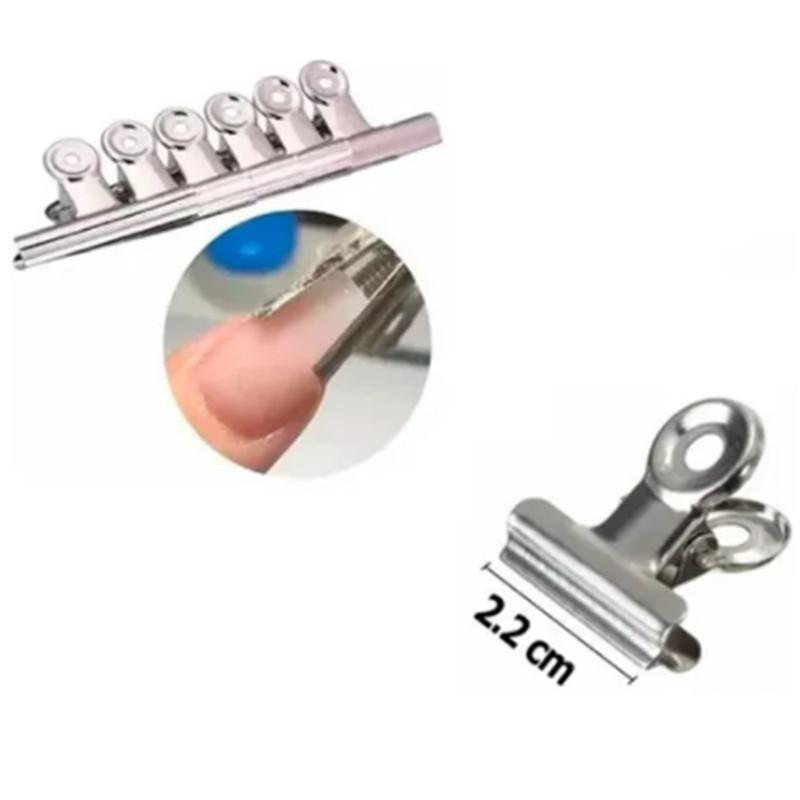 Miniatura Presilha Alicate De Unha 6 Unid 22Mm Presilhas Curvatura C