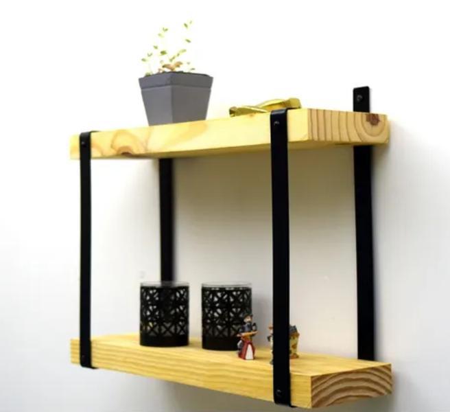 Prateleira Plantas Decorativa Estilo Industrial Sala 48cm