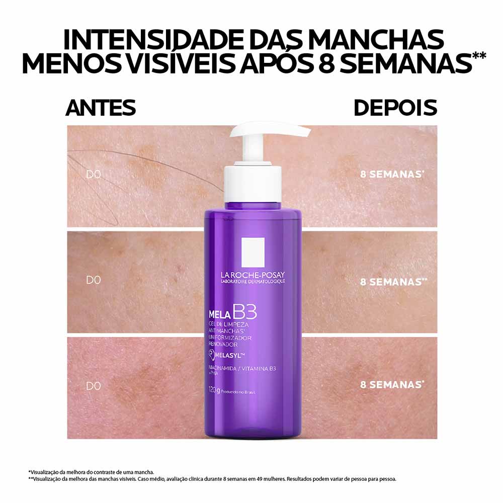 Miniatura Gel de Limpeza Antimanchas La Roche-Posay Mela B3 120g