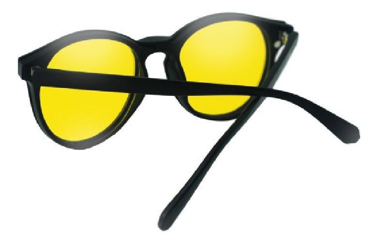 Óculos Troca Lentes Feminino Masculino Redondo 3 Em 1 Lente