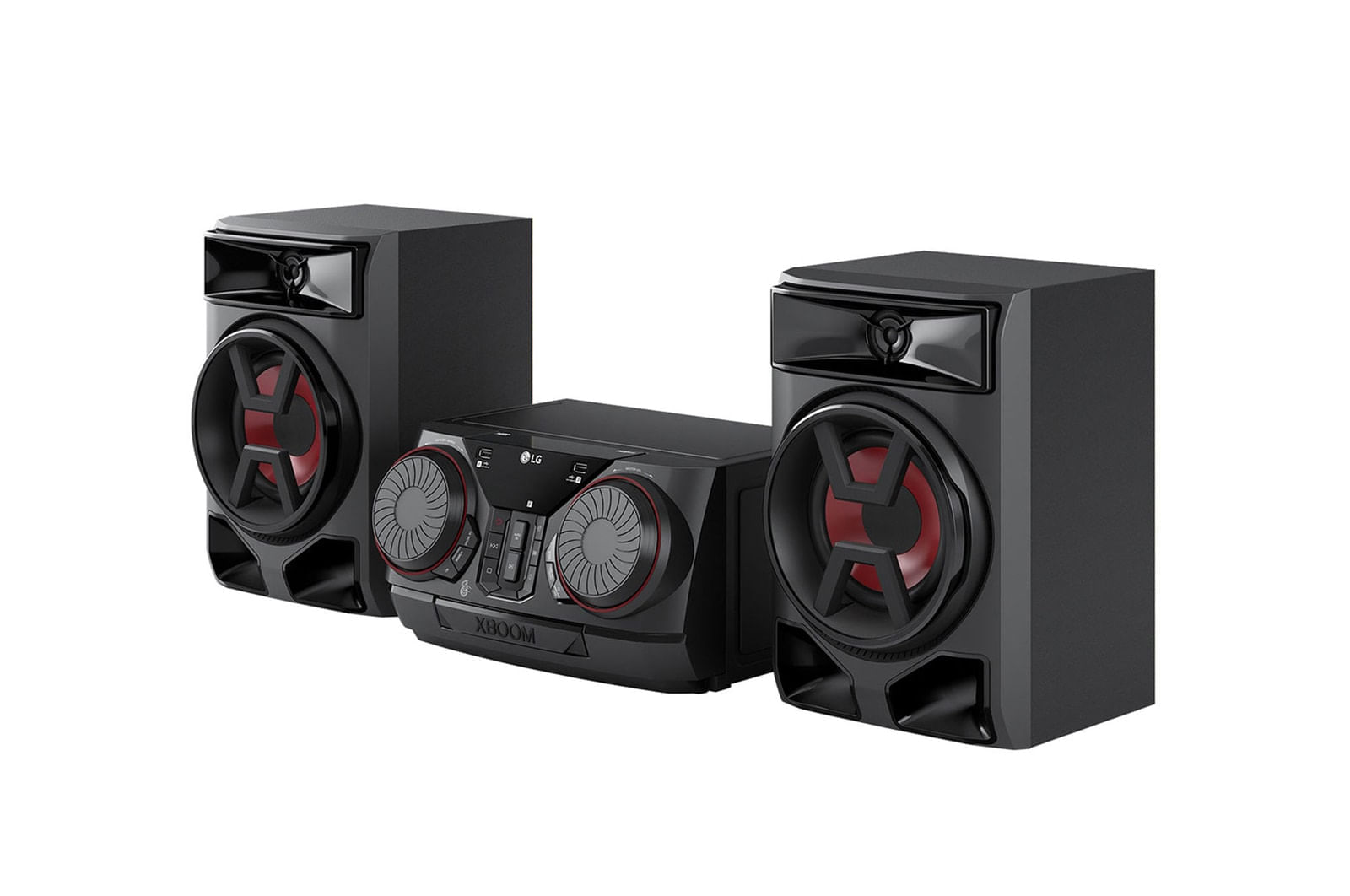 Miniatura Mini System LG XBOOM CK43N - 220W RMS, Graves Potentes, Multi Bluetooth, Modo Rádio FM