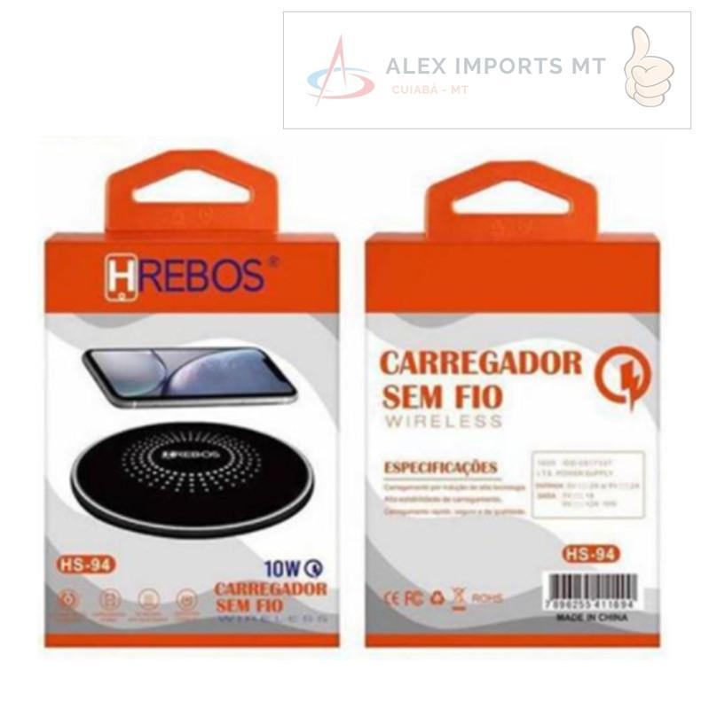 Miniatura Carregador Sem Fio Wireless Qi Fast Pratico E Bom