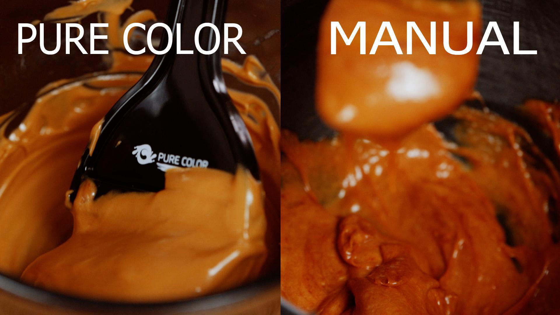 Pure Color Tigela De Coloração De Cabelo Elétrico Misturador