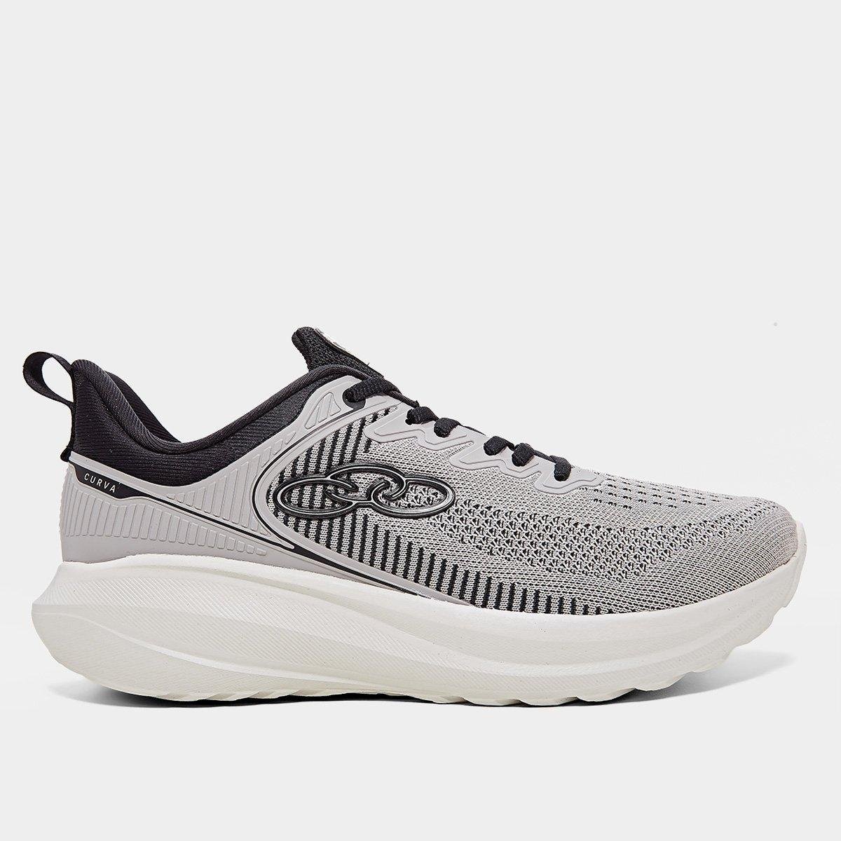 Miniatura Tênis Olympikus Curva Masculino Cinza+Preto - 38