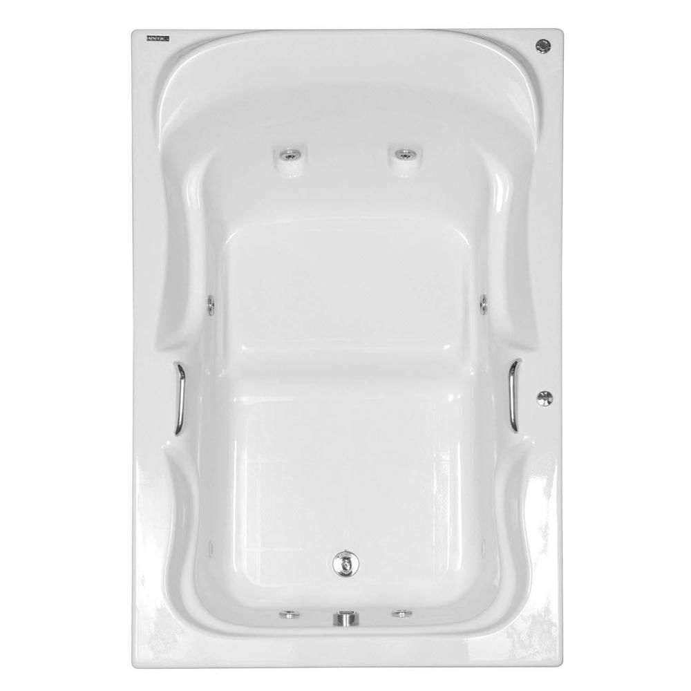 Miniatura Banheira Hidromassagem Astra Serenade Maggiore Luxo 180cmx120cmx48cm - 04 Jatos Gel Coat P3 Com Aquecedor 220V