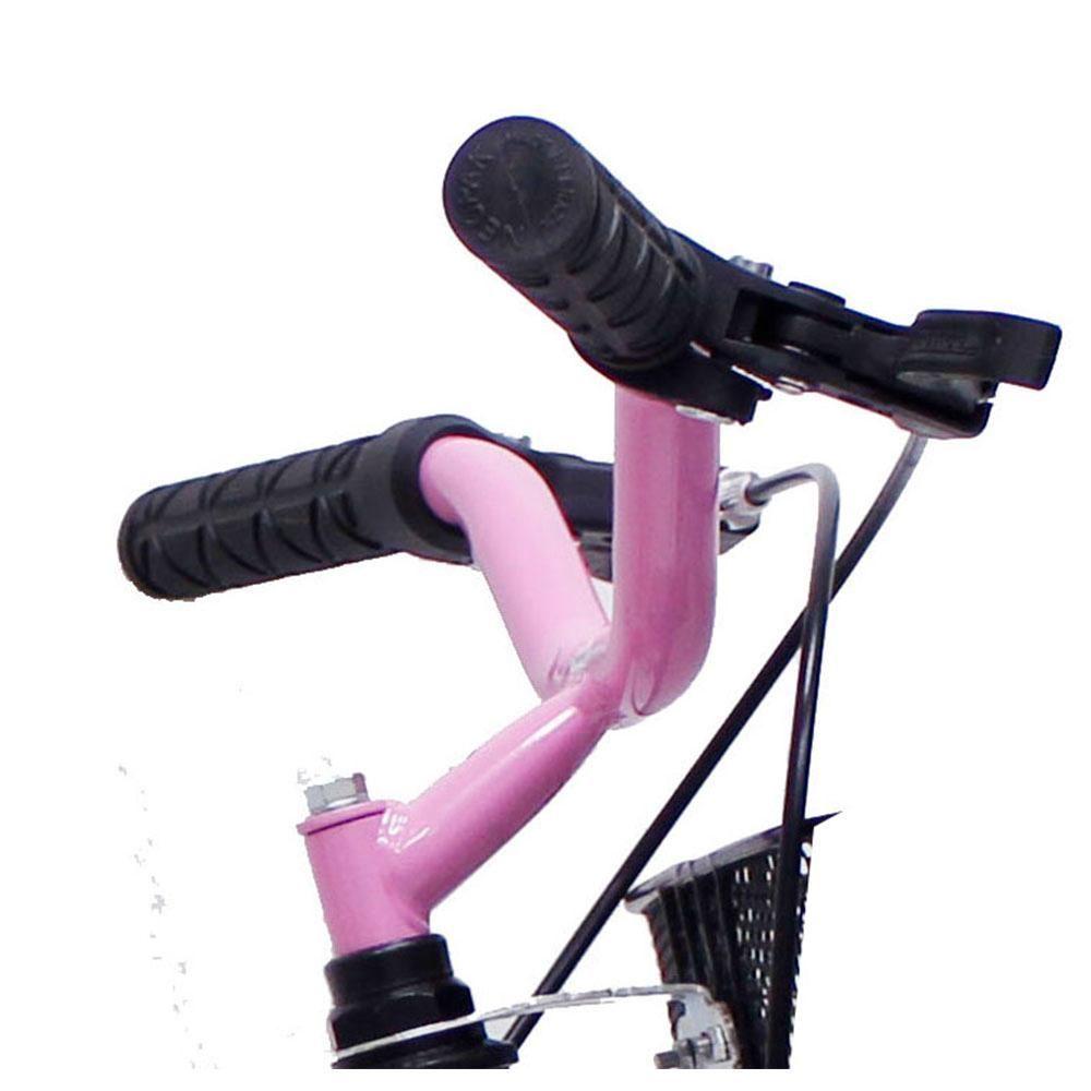 Miniatura Bicicleta Aro 20 Bike Infantil Meninas Feminina Com Cesta Saidx Rosa