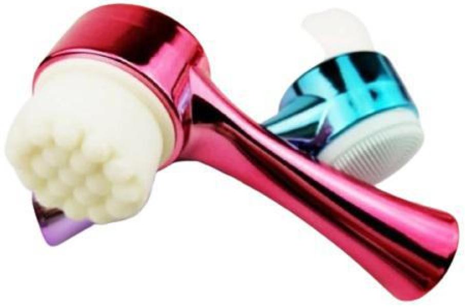 Escova Para Limpeza De Pele Facial Dupla Manual 2 Em 1