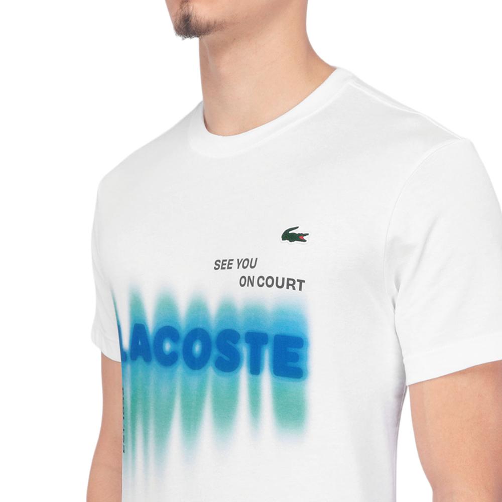 Miniatura Camiseta Lacoste Tennis X Daniil Medvedev Creme G