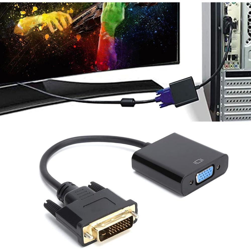 Miniatura Adaptador Conversor Dvi Para Vga