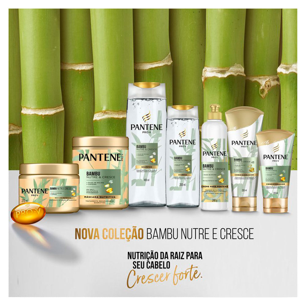 Miniatura Pantene Bambu Nutre e Cresce Shampoo 400ml