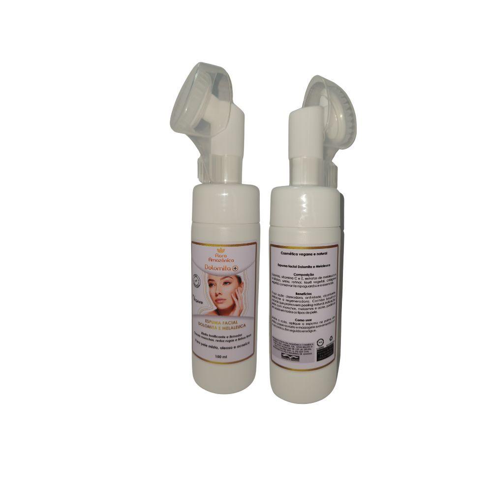 Miniatura Espuma Facial - Dolomita E Melaleuca - Peeling Natural Para Manchas, Acnes E Melasmas - 150ml