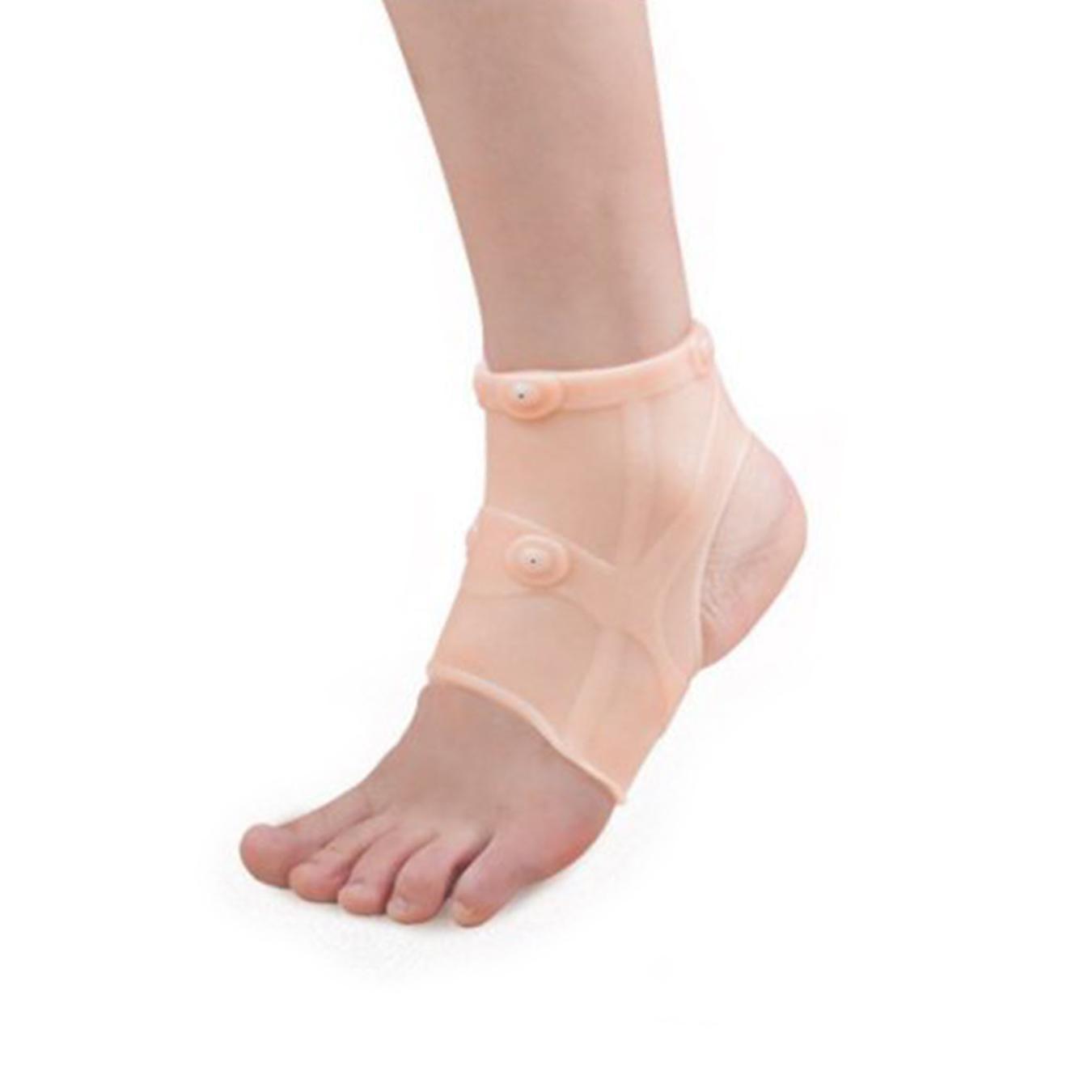 Miniatura Tornozeleira Ortopédica Silicone Magnética Tornozelo